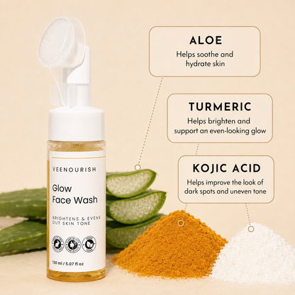 Aloe, Turmeric & Kojic Acid Face Wash